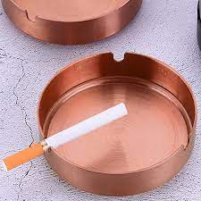 Stainless Steel Round Ashtray 10 cm