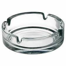 Glass Round Ashtray 10 cm