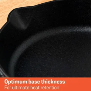 MEYER MY48413 CAST IRON 26CM FRYPAN WITH 2 SIDE HANDLE - Image 4