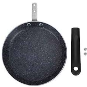Promo Series Multi-Layered Aluminium Non Stick Crepe Pan with Bakelite Handle in Black Color, 18 cm - Image 4