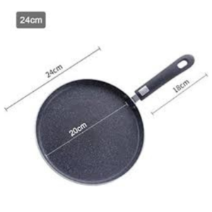 Promo Series Multi-Layered Aluminium Non Stick Crepe Pan with Bakelite Handle in Black Color, 18 cm - Image 5