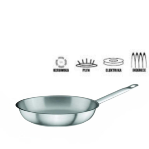 Ozti Stainless Steel Induction Frying Pan, 24 x 4.5 cm - Image 3