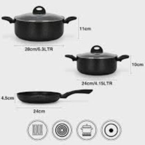 "TouchStone Set" "Aluminium Set" "Cookware"