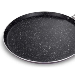 ARK Premium Marble Coated Non Stick Induction Aluminium Base Dosa Tawa, 28 Cm - Image 3