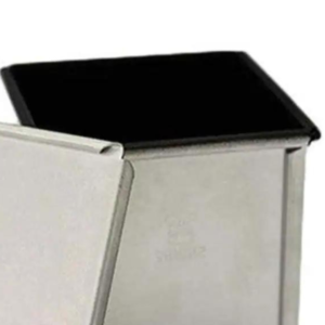 Sanneng SN2050 Aluminium Alloy Square Loaf Pan, L 11.5 x W 11.5 cm - Image 2