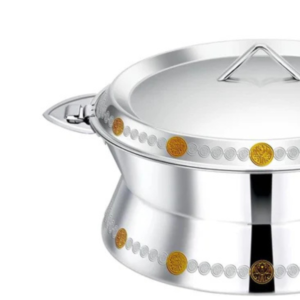 Pradeep Sabina Stainless Steel Hot Pot Gold, 2500 ml - Image 3