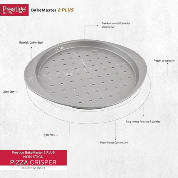 "steel dessert steel dessert" "DIAMETER" "PIZZA CRISPER" "Pizza Tray"