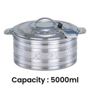 Shamma Stainless Steel Hot Pot Silver, 5000 ml - Image 3
