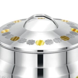 Pradeep Arah Stainless Steel Hot Pot Gold, 7500 ml - Image 3