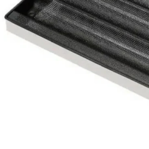 Sanneng SN1597 Aluminium Alloy 3 Rows Baguette Tray non Stick, L 36.5 x W 26.5 cm - Image 3