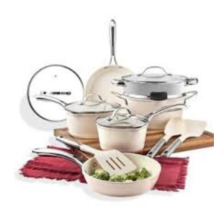 Brigette Series Stainless Steel Sauce Pan with Glass Lid in Beige Color, 1.4ltr. Capacity and 16 ? 7.5 cm - Image 3
