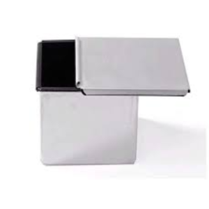 Sanneng SN2050 Aluminium Alloy Square Loaf Pan, L 11.5 x W 11.5 cm - Image 3