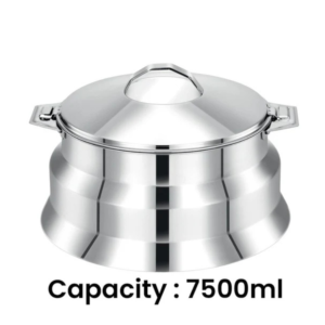 Pradeep Arah Stainless Steel Hot Pot Plain, 7500 ml - Image 3