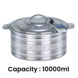 Shamma Stainless Steel Hot Pot Silver, 10000 ml - Image 2