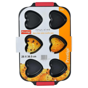 "PRESTIGE Pan" "TRay PAn" "HEART MUFFIN" "Heavy gauge"