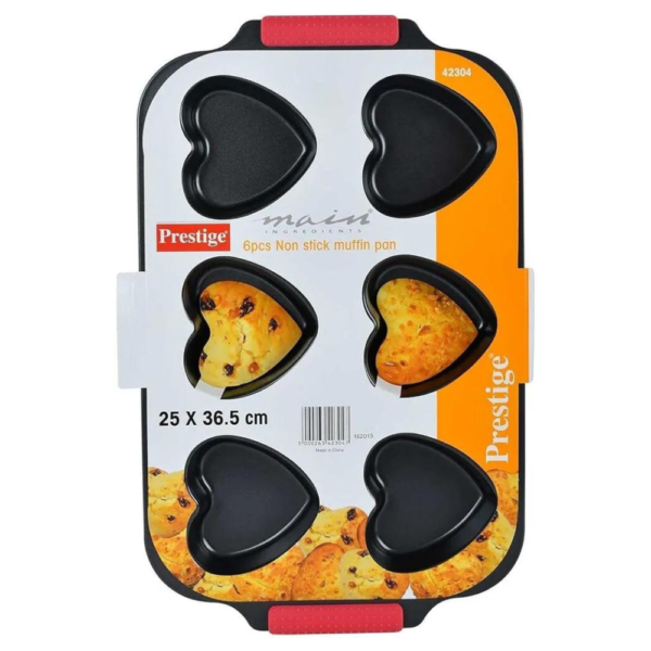 "PRESTIGE Pan" "TRay PAn" "HEART MUFFIN" "Heavy gauge"