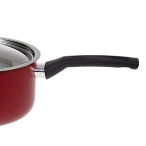 Prestige Safecook 0.9L aluminum Saucepan,Red - Image 2