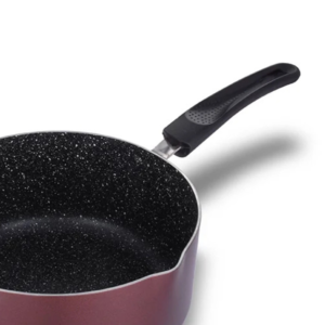 ARK Premium Marble Coated Non Stick Induction Aluminium Sauce Pan, 22 Cm - Image 4